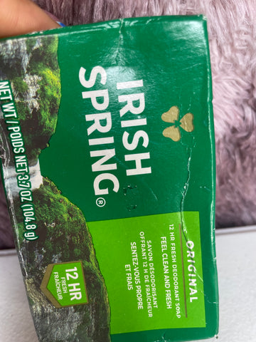IRISH SPRING BAKING SODA TOPPER